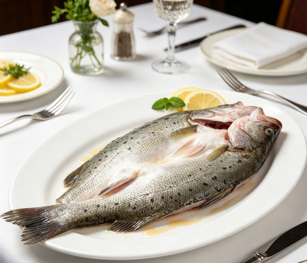 Freshly Steamed Whole Fish: A Gourmet Delight